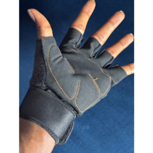 heavy duty leather gym & riding gloves – strong grip & protection